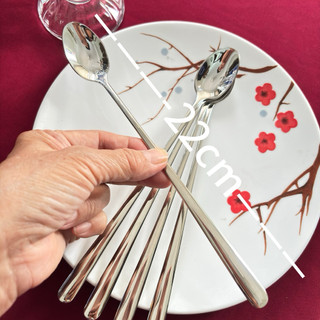 Thìa Đá Xịn INOX 304(1cái) Dài 22cm Siêu Dày Cán Dài Muỗng Khuấy Sinh Tố  HÀNG NHẬP KHẨU