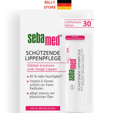 Son Dưỡng Môi Sebamed Lippenpflege Schützend LSF 30 – 4.8g (Nội Địa Đức)