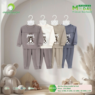 Bộ thu đông modal can ngực anminaza 9-3y