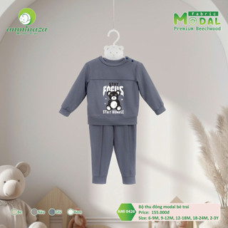 Bộ thu đông modal can ngực anminaza 9-3y