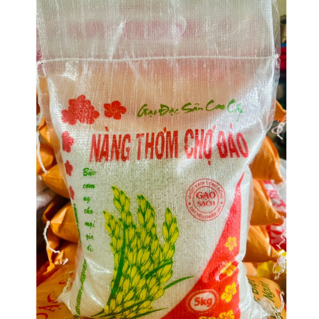 Gạo Tài Nguyên  Nàng Thơm Dẻo Mềm Ngọt Cơm (Mã Bao May 5ky)