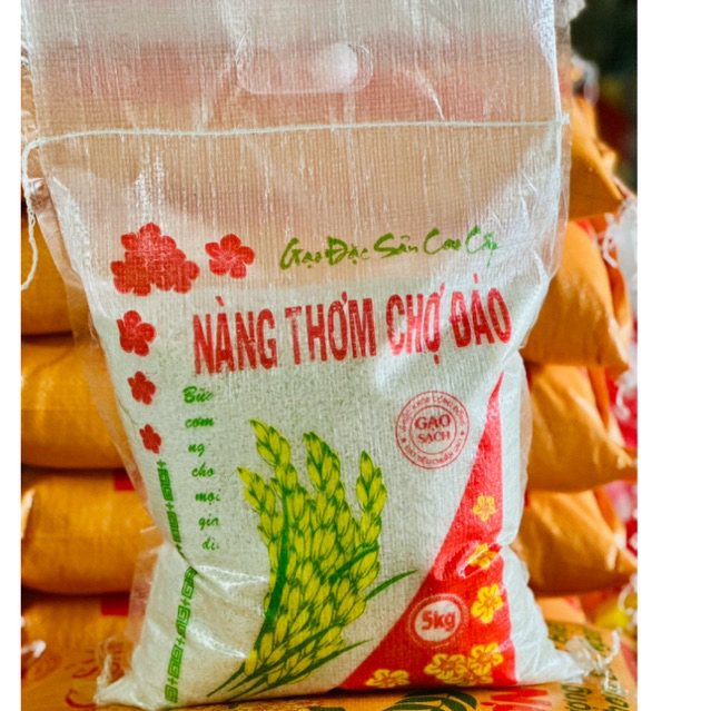 Gạo Tài Nguyên  Nàng Thơm Dẻo Mềm Ngọt Cơm (Mã Bao May 5ky)