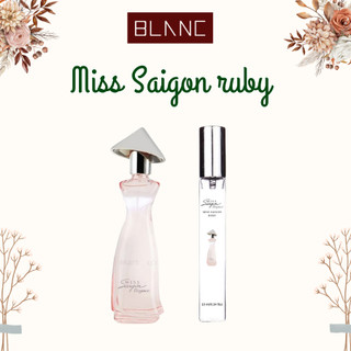 Nước Hoa Nữ Chiết Miss Saigon Ruby, Amber, Amethyst BLANC PERFUME, Dầu Thơm Hương Hoa Cỏ Ngọt Ngào Nữ Tính Quyến Rũ