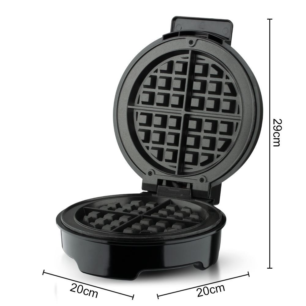 Máy làm bánh waffle, máy nướng bánh kẹp tổ ong RAF1200W làm nóng nhanh, bánh chín đều 2 mặt
