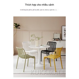 KUKA Ghế nhựa ngoài trời Chống nắng chống nước Gọn nhẹ đơn giản Ghế sân vườn ban công ghễnựa ghêăn