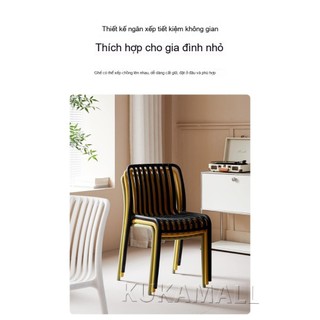 KUKA Ghế nhựa ngoài trời Chống nắng chống nước Gọn nhẹ đơn giản Ghế sân vườn ban công ghễnựa ghêăn