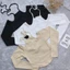 Áo Croptop Tay Dài MCA Cổ Yếm Vạt Bầu Hở Vai Body Gợi Cảm A5277