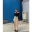Áo Croptop Tay Dài MCA Cổ Yếm Vạt Bầu Hở Vai Body Gợi Cảm A5277