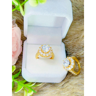 NHẪN MẶT ĐÁ TRÒN TO 8LY – PHIÊN BẢN CAO CẤP