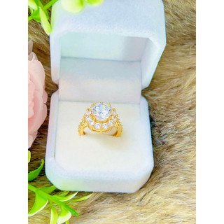 NHẪN MẶT ĐÁ TRÒN TO 8LY – PHIÊN BẢN CAO CẤP