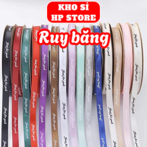 Cuộn Ruy Băng Lụa in chữ bản 1cm dài 40y-35 mét HP Store