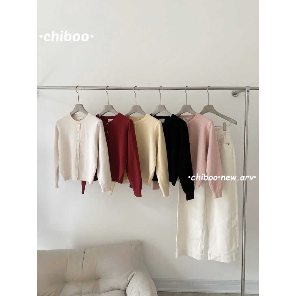 [𝐒𝐮𝐙𝐲] Áo Len Khuy Đồng Basic QCCC Loại 1 (45-52kg)