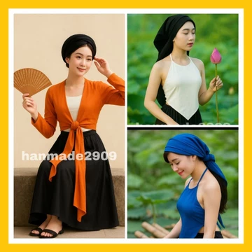 Trang Phục Áo Tứ Thân Truyền Thống Chụp Sen