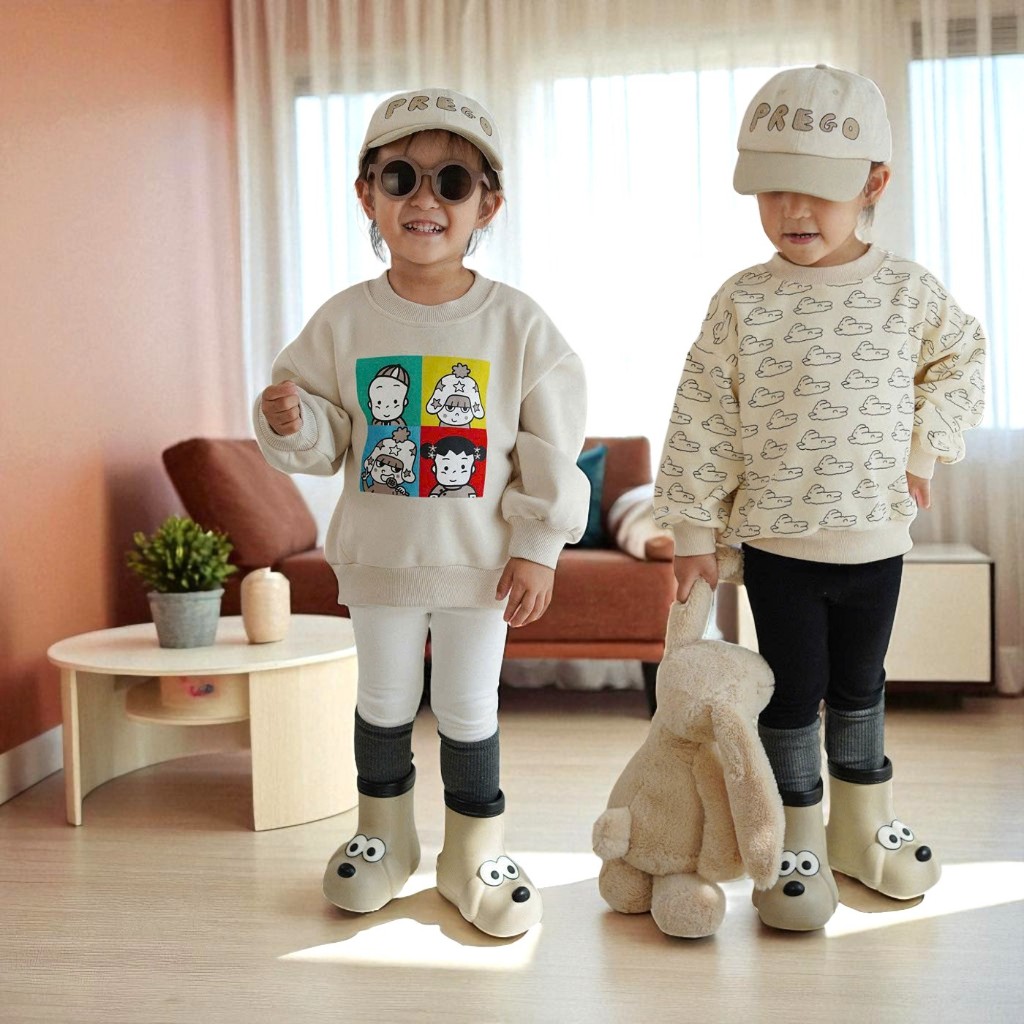 Quần Legging cotton dài mềm mại co giãn 4 chiều, thời trang thu đông bé trai bé gái phong cách Hàn ,có size Từ 6kg -16kg
