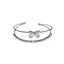 Vòng Tay Tình Yêu Nơ Zircon Mạ Vàng 18k, Thiết Kế Miệng Đôi, Phong Cách Hàn Quốc VT24