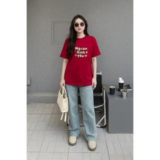 Áo thun oversize nam nữ Arttee mẫu Ngoan Xinh Yêu – Cotton 100% 250gsm, in bền đẹp