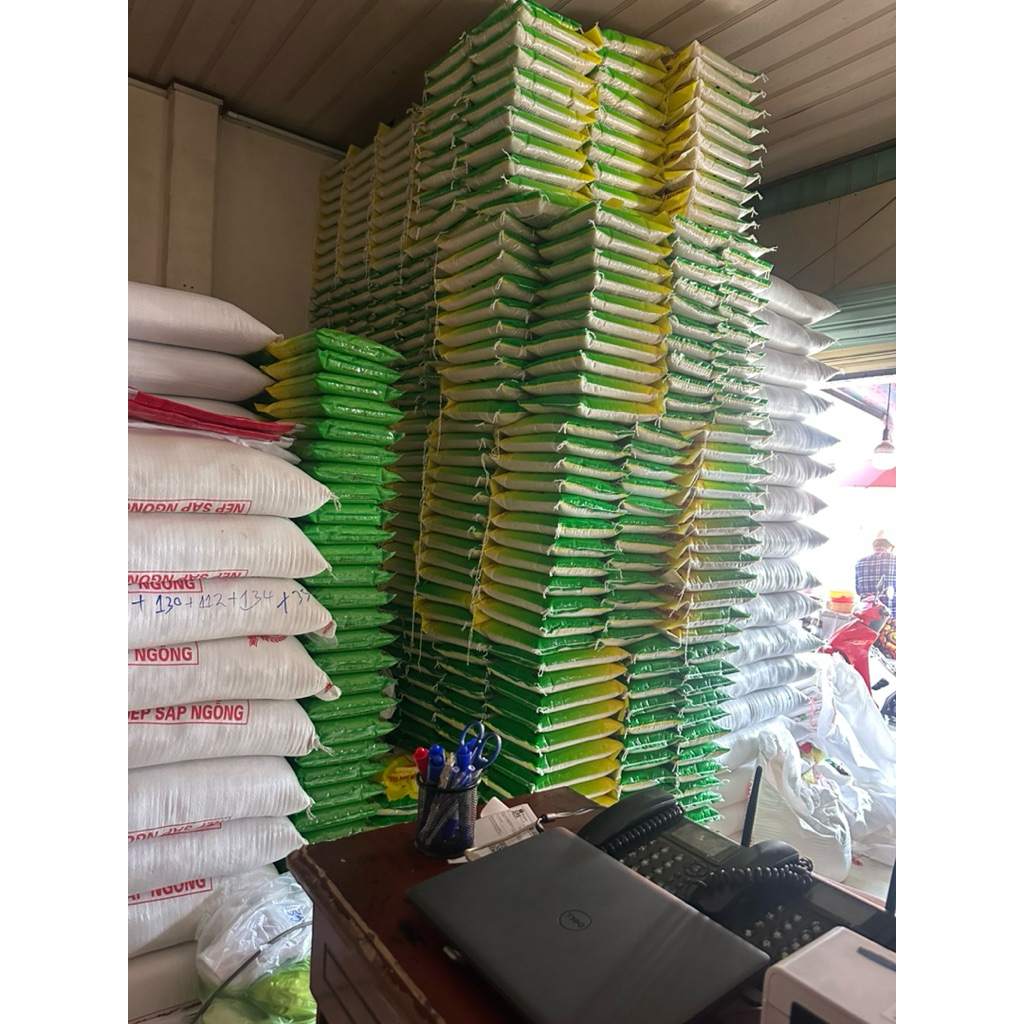 Gạo Đặc Sản Hương Lài 5ký Dẻo Mềm Ngọt Cơm