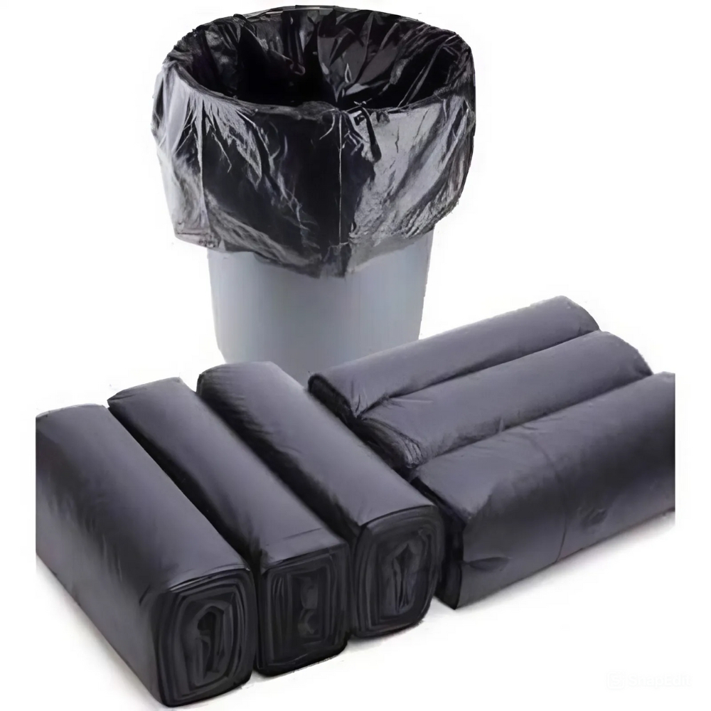 [Mua 2 Tặng 1] Túi đựng rác sinh học tự phân hủy cuộn túi rác màu đen 55x65cm tiết kiệm