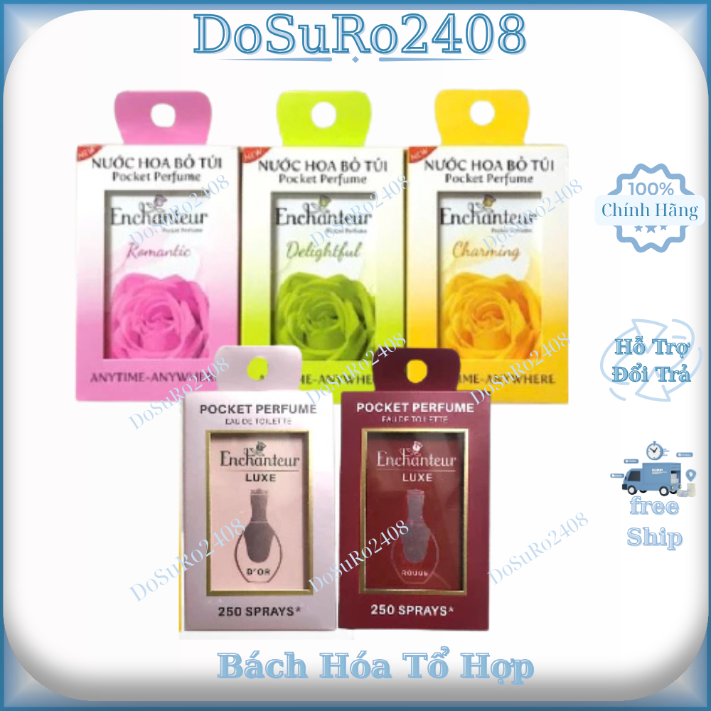Nước hoa bỏ túi Enchanteur Charming & Delightful & Romantic 18ml/hộp