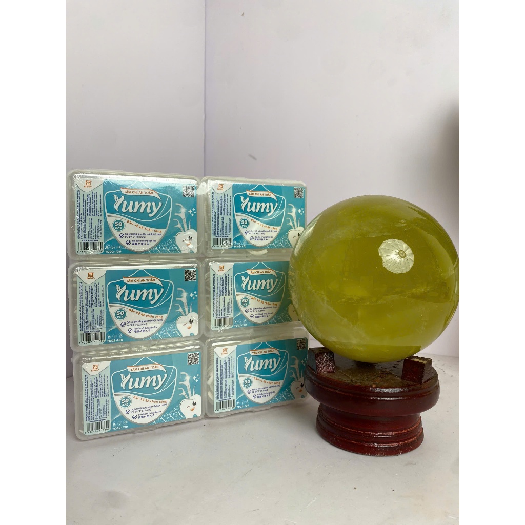 Một Lốc Tăm Chỉ Nha Khoa Cao Cấp YUMY, an toàn sức khoẻ, giúp vệ sinh răng miệng, 12 hộp x 50 chiếc