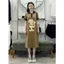 Đầm nữ Váy polo dáng dài form rộng họa tiết chú mèo phối cổ viền cộc tay đen nâu ngắn tay chất thun cotton xinh T1281G