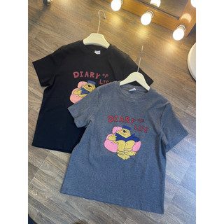 Áo phông cotton MCQM hình con chó butch form vừa