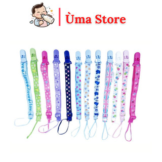 Dây đeo vải ti giả, gặm nướu cho bé [Dài 44cm, đIều chỉnh được độ dài]