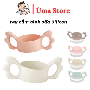 Tay cầm bình sữa Avent, Moyuum silicon, phù hợp với tất cả bình cổ rộng