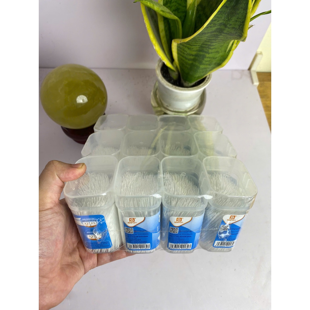 Một Lố Tăm Xỉa Răng Cao Cấp YUMY, Làm Sạch Răng Miệng, Lấy Thức Ăn Thừa Dễ Dàng, 12 hx 500c (6000c)