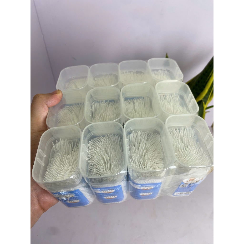 Một Lố Tăm Xỉa Răng Cao Cấp YUMY, Làm Sạch Răng Miệng, Lấy Thức Ăn Thừa Dễ Dàng, 12 hx 500c (6000c)