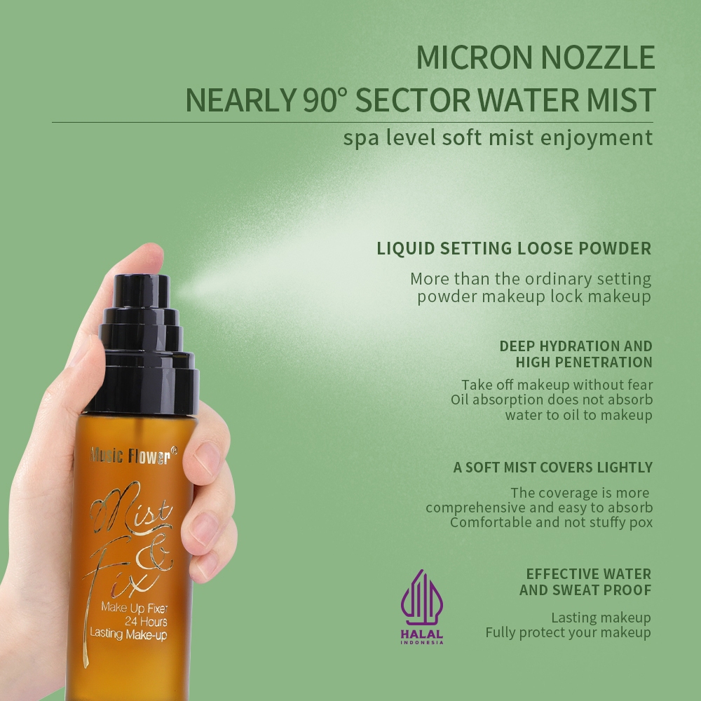 Xịt Khóa nền Makeup cấp ẩm giử tông nền căng bóng da