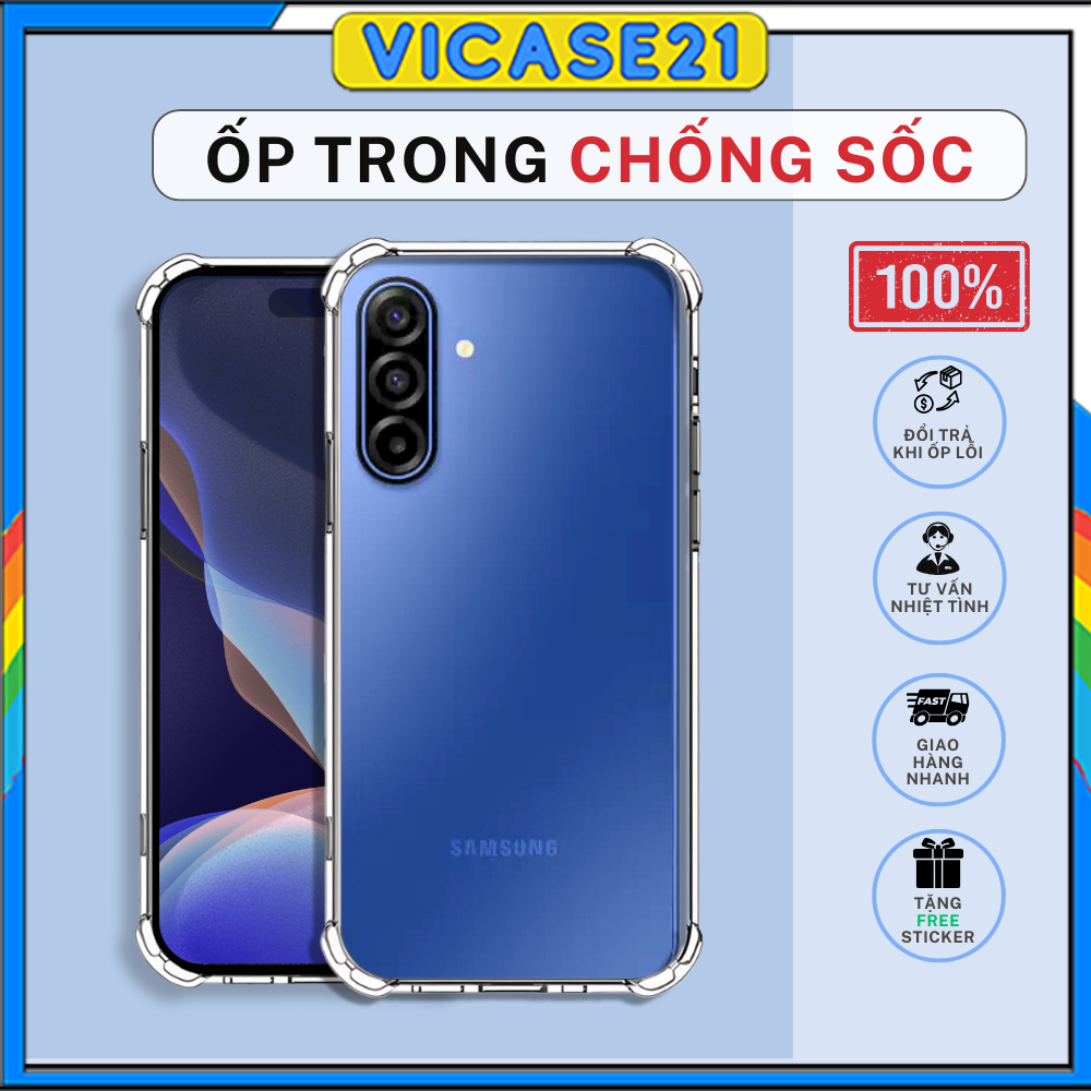 Ốp Lưng Samsung Galaxy A17, A27, A37, A57 TRONG SUỐT CHỐNG SỐC | VICA
