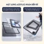Bao da iPad Kèm Bàn Phím Smart Keyboard V2 tháo rời, xoay dọc dành cho Gen10/11 A16, Air 4/5/6/7, Pro11 by MèoBer