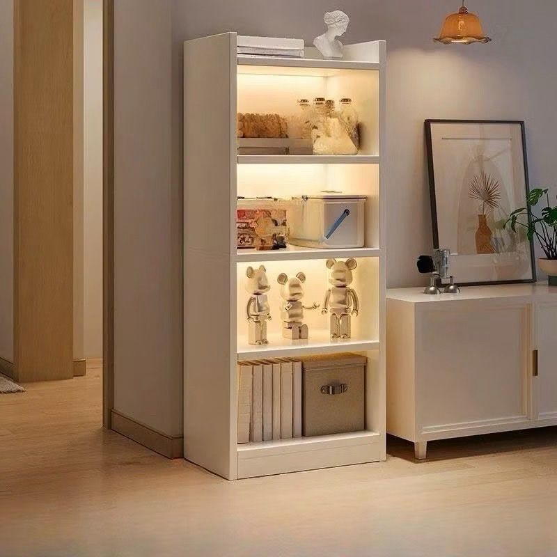 Kệ sách góc tường nhiều tầng, kệ đa năng lắp ghép có HẬU FULL chất liệu gỗ MDF phù Melamine ND40