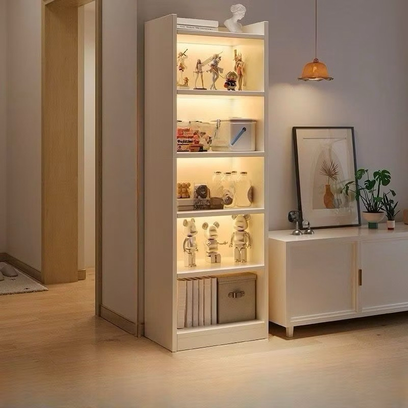 Kệ sách góc tường nhiều tầng, kệ đa năng lắp ghép có HẬU FULL chất liệu gỗ MDF phù Melamine ND40
