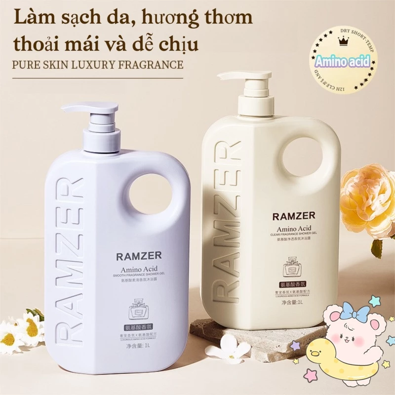 Sữa tắm RAMZER Amino Acid 2in1 1000ml hương nước hoa