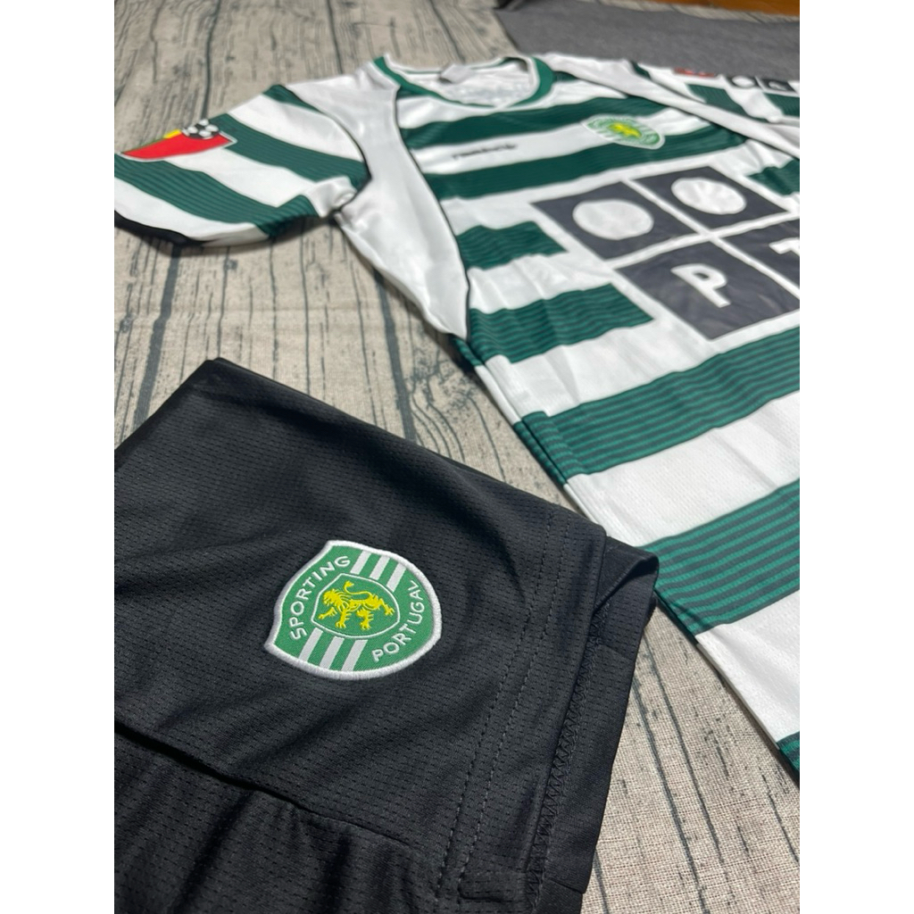 (FREE SHIP) Áo Bóng Đá CLB LISBON - RONALDO  - Vải Gai Thái Cao Cấp.