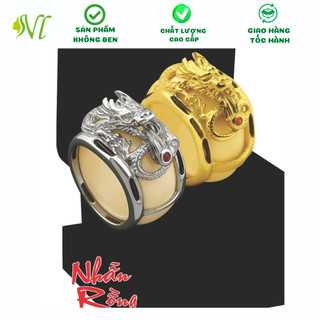 Men's Gold-Plated Feng Shui Ring by Người_Đẹp_Vì_Lụa