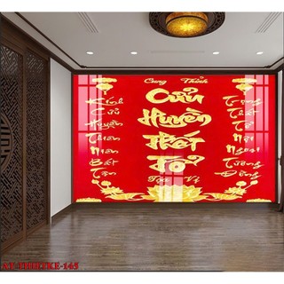 Tranh phòng thờ 03 tráng gương