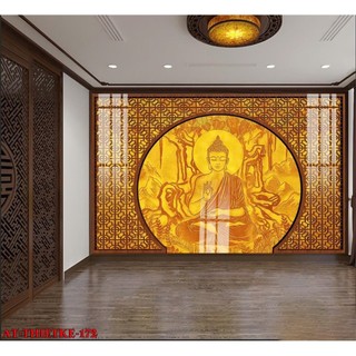 Tranh phòng thờ 03 tráng gương