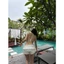 Set áo cổ yếm hở lưng voan nhúng và quần short cột nơ tôn dáng GLOWNY - 𝐊𝐈𝐋𝐋 𝐒𝐘𝐒𝐓𝐄𝐌