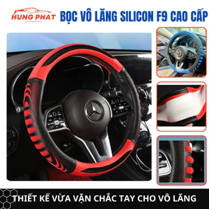 Bọc Vô Lăng Xe Tải, Bọc Vô Lăng Thể Thao F9 Chất Liệu Silicone Cao Cấp Phù Hợp Xe 4-7 Chỗ, Xe Tải, Xe Khách - Hưng Phát