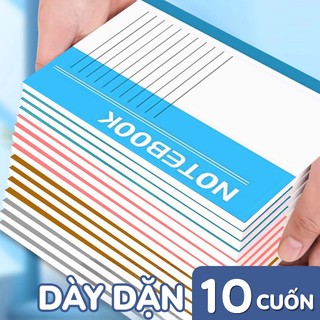 Vở Học Sinh A5 200 Trang Kẻ Ngang - Sổ Ghi Chép Giấy Trắng Mịn, Bìa Cứng, Tiện Lợi Cho Sinh Viên