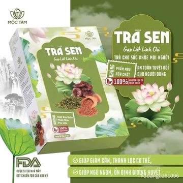 Trà Sen Gạo Lứt Linh Chi giúp cải thiện vóc dáng , thanh lọc cơ thể , ngủ ngon , ổn định đường huyết