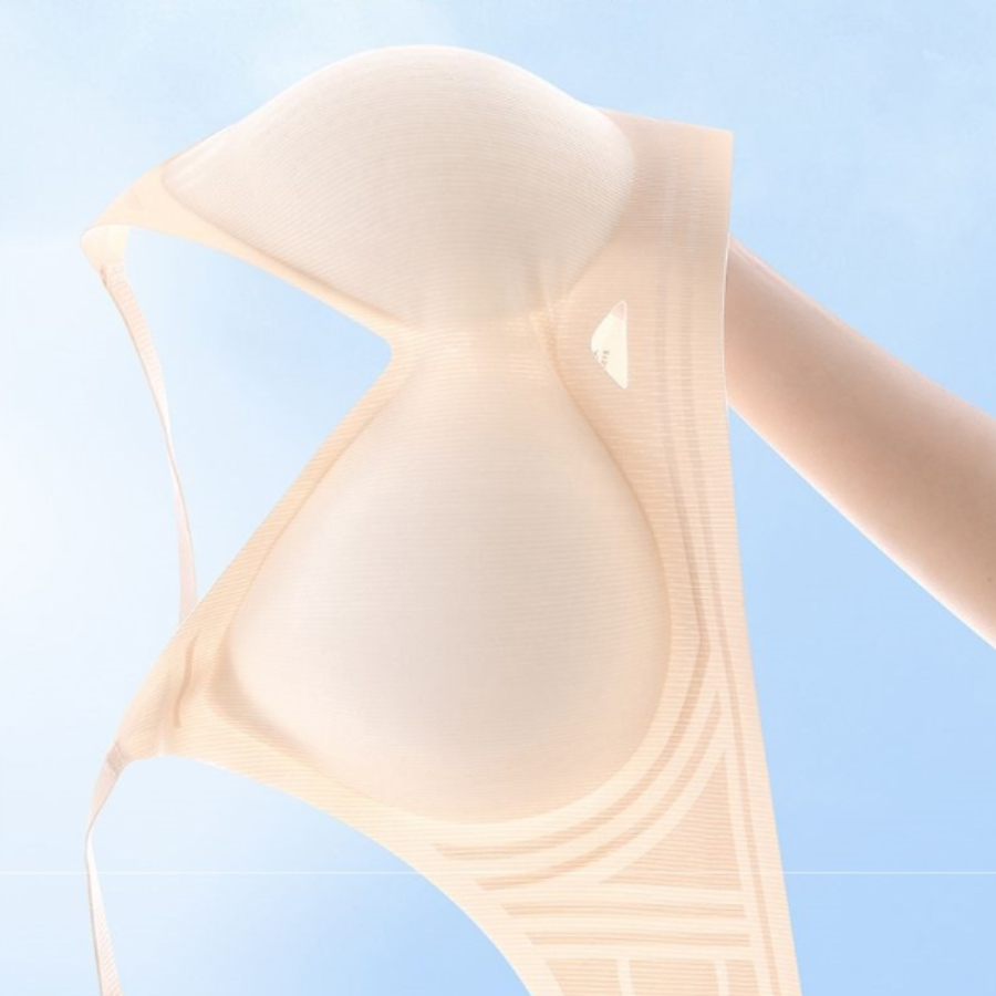 Áo Ngực Su Không Gọng Mút Tổ Ong Không Lộ Viền Chống Chảy Xệ DORIS 010