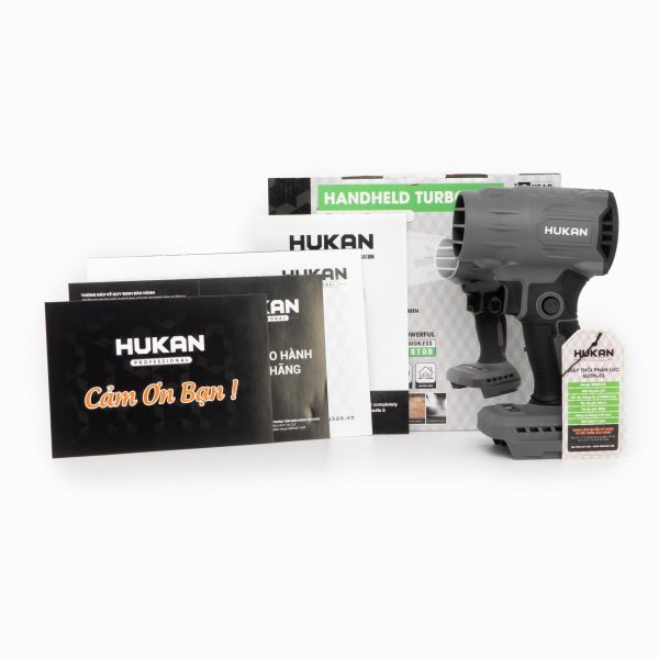 Thân Máy Thổi Phản Lực HUKAN G2TPL-F3|Thổi Khô Mini, Cầm Tay, 21V, Tốc Độ 75.000 Vòng/Phút, Có Điều Tốc, Không Chổi Than