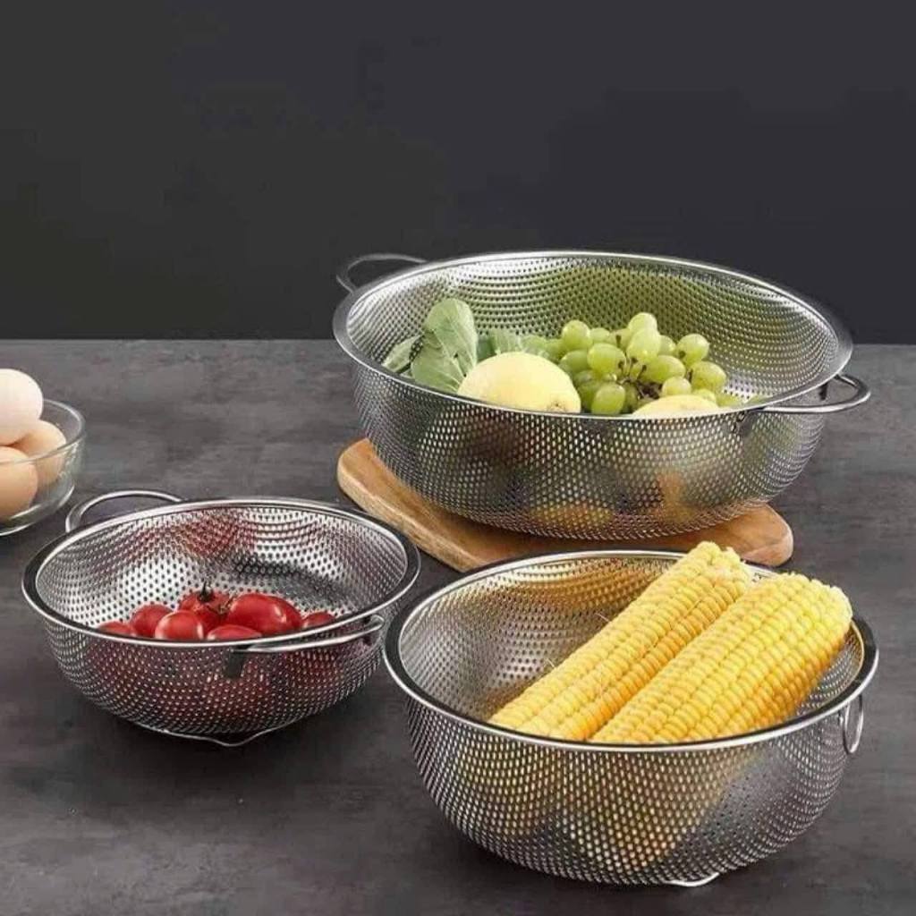 Rổ inox đường kính 32cm | Shopee Việt Nam