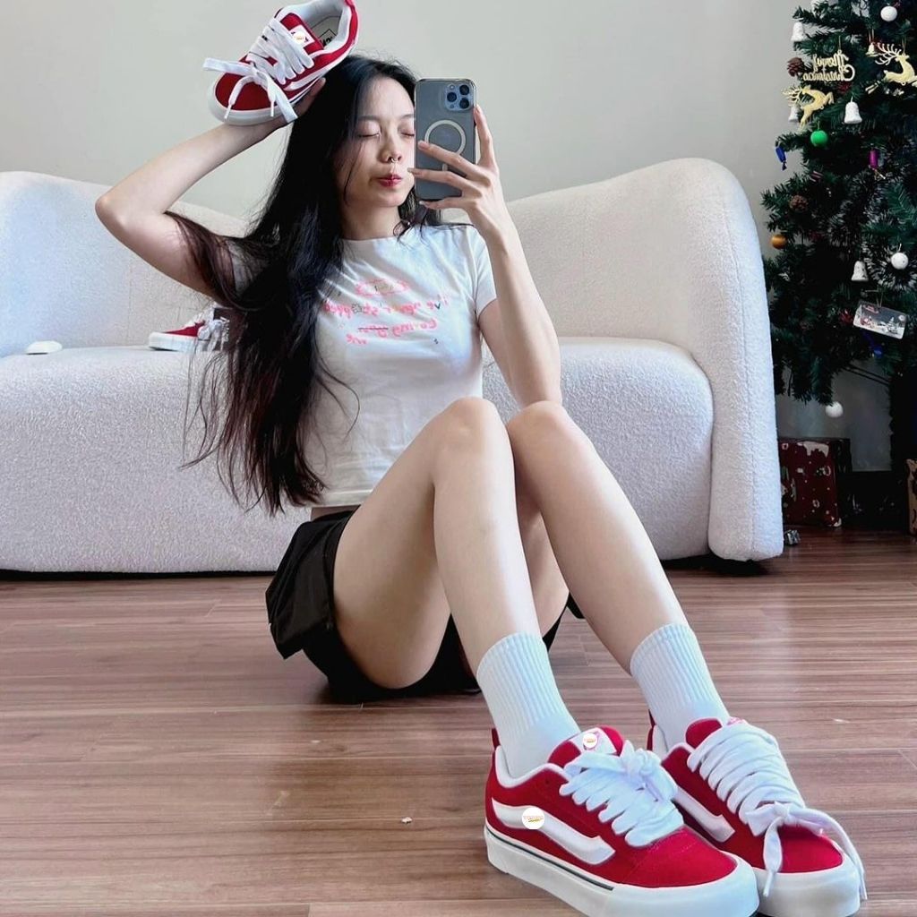 Giày Thể Thao Knu Skool Nam Nữ Dễ Phối Đồ Đi Học Đi Chơi Phong Cách Cá Tính, Giày Sneaker Cổ Thấp || 5