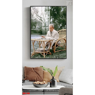 Tranh Bác Hồ tráng gương