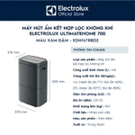 Máy hút ẩm kết hợp lọc không khí Electrlolux UltimateHome 700 27L cho phòng 58m²  EDH14TRBD2 — ảnh 2
